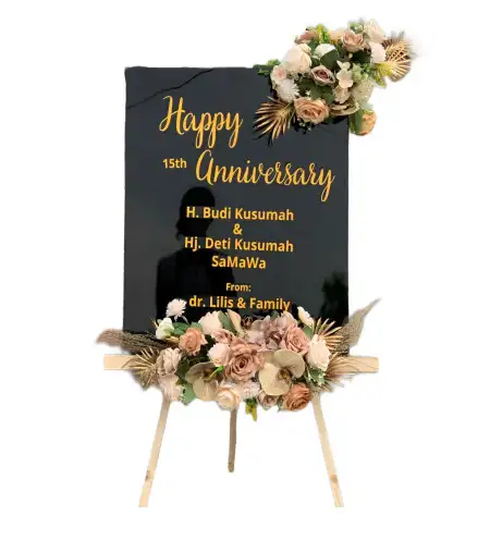 Papan Bunga Akrilik Pomah