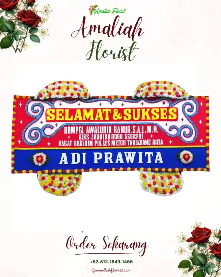 Papan Bunga Ucapan Selamat Pomah